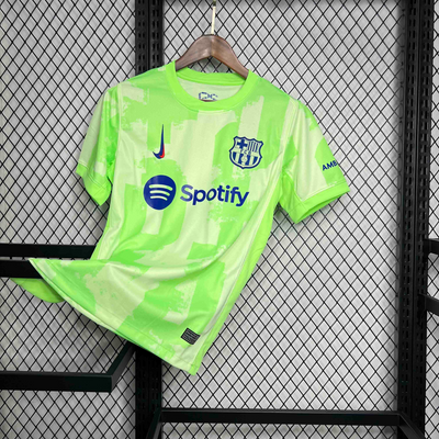 Maillot du Barcelone vert fluo