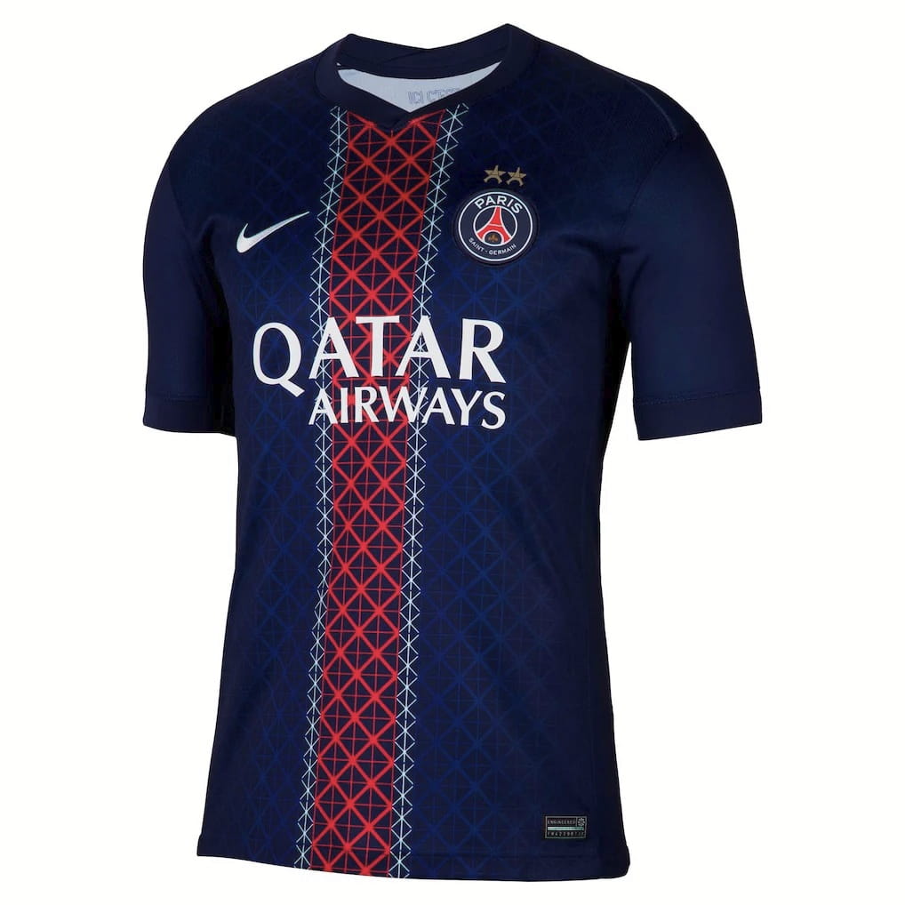 Maillot PSG Domicile 25/26 2 étoiles