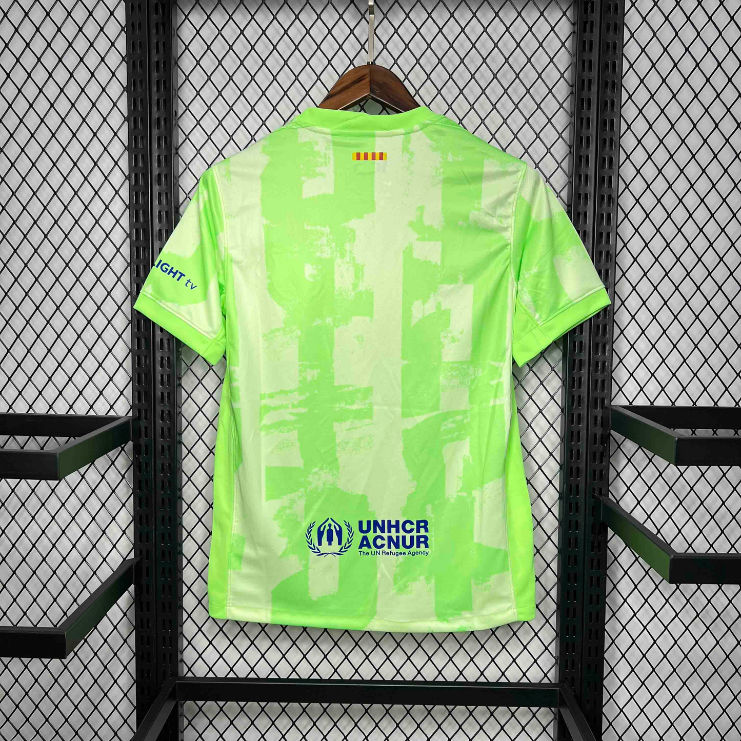 Maillot du Barcelone vert fluo